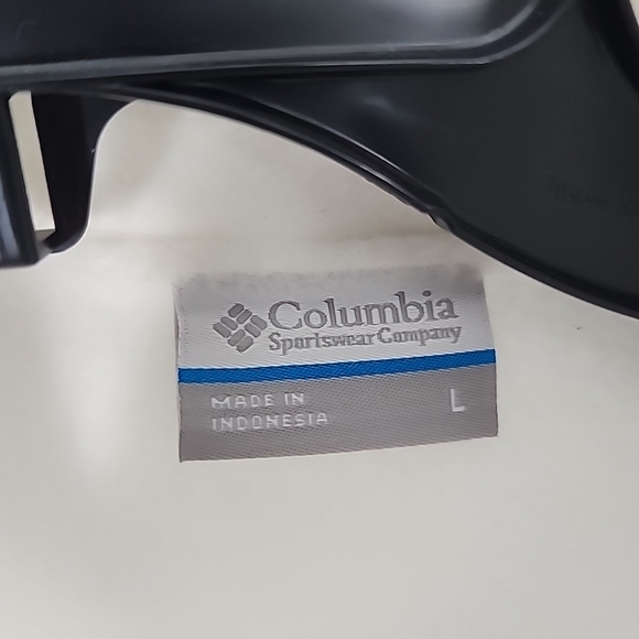 Columbia NEW Three Rivers Fleece Vest Cream Full Zip Zipper Pockets Size Large - Picture 3 of 9